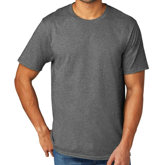 Men's Extreme Softness TriBlend Tee Shirt, 2XL Graphite Heather