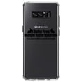 thumbnail image 1 of DistinctInk Clear Shockproof Hybrid Case for Samsung Galaxy Note 8 - TPU Bumper Acrylic Back Tempered Glass Screen Protector - I Suffer From Multiple Rabbit Syndrome, 1 of 5
