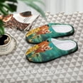 thumbnail image 6 of Men The Lion King Slippers Non-Slip Fuzzy House Slippers Warm Soft Plush Winter House Shoes Indoor Outdoor Slip-On Shoes, 6 of 7