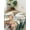 Green, variant on Tropical Giraffe Sloth Tablecloth Square Table Cloth 60x60,Waterproof Outdoor Table Cloth Covers Decorative Table Protector,Watercolor Summer Palm Leaf Washable Table Cover for Kitchen Dinning Party