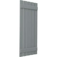 thumbnail image 3 of Ekena Millwork 19 1/2"W x 77"H Americraft Five Board (2 Batten) Exterior Real Wood Spaced Board-n-Batten Shutters (Per Pair), Ocean Swell, 3 of 10