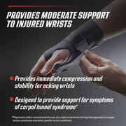 ACE Brand Compression Stabilizing Wrist Brace, Left Hand, Adjustable, Moderate Support, Wrist Brace, 1 Brace