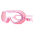thumbnail image 3 of Gafas de natación para niños, gafas de natación portátiles de silicona, gafas de buceo grandes Rosa, 3 of 9