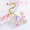 thumbnail image 1 of CCINPPY Letter Accessories For Cup 1 PCS Cute Initial Keychain Handle For Tumbler For Women Girls, 1 of 2
