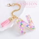 thumbnail image 1 of Adorno de字母 N, CCINPPY Accesorios de letra, 1 PCS llavero inicial mono para tumbler, para mujeres y chicas, 1 of 5