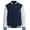Navy/White, variant on Galaxy By Harvic Men’s Lightweight Polyester Multi Pocket Varsity Jacket (S-2XL)