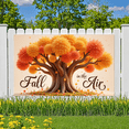 thumbnail image 4 of Colorful Leaves Autumn Banner Tree Decoration Fall Seasonal Scene for Home Decoration Thanksgiving Party Nature Photo Shoot, 4 of 9