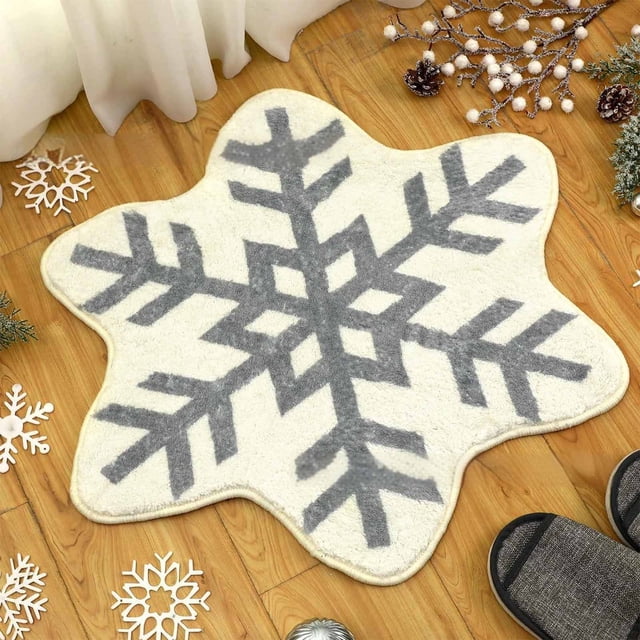 Alfombra plegable antideslizante | Alfombra de imitación de cachemira para dormitorio o sala de estar | Alfombra de 60x60 cm de fibra de poliéster suave con puntos antideslizantes
