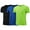 Black&Royal Blue&Fluorescent Green, variant on Kids Boys 3 Pack Athletic Performance T Shirt Basketball Training Shirts Moisture Wicking Tops Black&White&Red 150