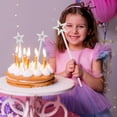thumbnail image 2 of Varita Mágica de Princesa Negra, Varita de Hada, Varita de Estrella Brillante para Accesorios de Disfraces, Juego de Rol, Decoración de Fiesta de Cumpleaños, 2 of 5