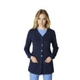 thumbnail image 2 of koi Lite Women's Claire Button Front Solid Cardigan Scrub Jacket, 2 of 2