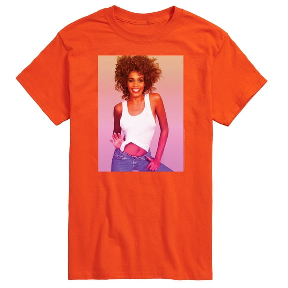 Whitney Houston - Gradient Photo - Men's Short Sleeve Graphic T-Shirt