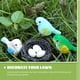 thumbnail image 3 of Juego de adornos de micropaisaje de musgo de Pascua, nido de pájaros decorativo en miniatura, huevos, 1 Juego, 3 of 5