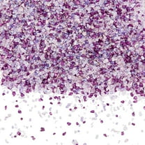 100G 1 Set Transparent Glass Beads Imitation Gemstone No Hole Chip Dark Violet 1.4~5x1.4~3x1.4~2mm 100g/set