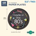 thumbnail image 2 of 80s Birthday Party Plates (9 in., 48 Pack), 2 of 4