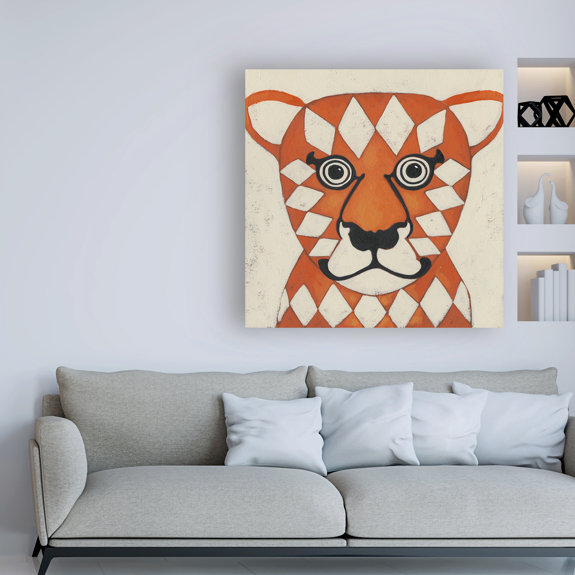 Trademark Fine Art 'Zoo Portrait II' Canvas Art by Chariklia Zarris