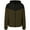 Dark Olive/Black, variant on Build Your Brand Mens Tech Two Tone Jacket