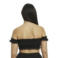 thumbnail image 4 of Mills by Millie Bobby Brown Women's Seersucker Off Shoulder Crop Top, Sizes XS-XXXL, 4 of 4