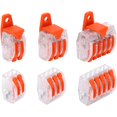thumbnail image 5 of 60 Pcs Lever Wire Connectors PCT-212 213 215 with Clip Fastening Screws, Compact Splice Connectors, 5 of 5