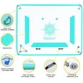 thumbnail image 6 of FBSPORT Inflatable Floating Dock Mat Swimming Water Platform 6 ft x 8 ft, Water Pad Deck Foam, Green, 6 of 9
