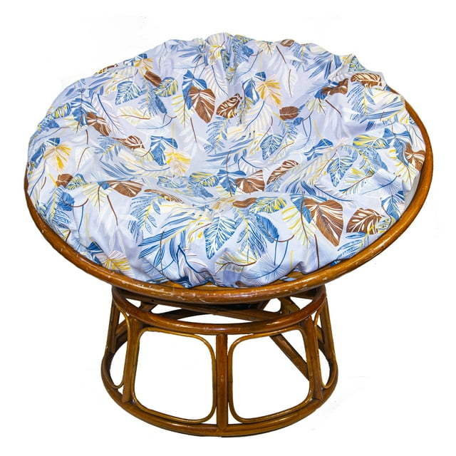 Papasan Cushion Cover, SkinFriendlySoft Printed Microfiber Fabric