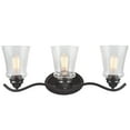 thumbnail image 4 of Aspen Creative 62117-2, 3-Light Bathroom Vanity, 24" Wide, Transitional Design, Oil Rubbed Bronze, 4 of 6