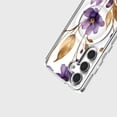 thumbnail image 4 of Caseco Samsung Galaxy S24 Clear Design Case - Purple Wildflower, 4 of 5