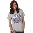 thumbnail image 3 of Kansas KS Student Campus Pride Seal Men's Graphic T Shirt Tees Brisco Brands S, 3 of 4