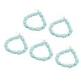 thumbnail image 1 of 5 Piezas con Múltiples de Flores para 18 Pulgadas Doll - Azul Zulema Pulsera con cuentas de muñeca, 1 of 7