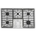 thumbnail image 1 of GE 36" Built-In Deep-Recessed Gas Cooktop Stainless Steel - JGP3036SLSS, 1 of 2