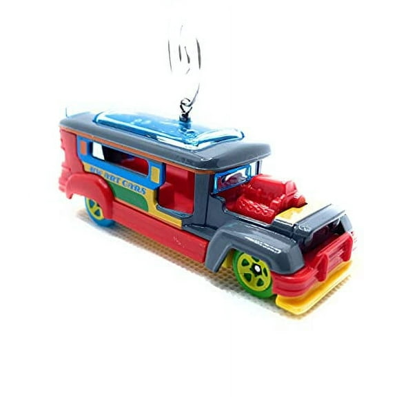 Jeepney Dyipni Bus Christmas Ornament 1:64 Multicolored