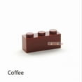 thumbnail image 1 of 60pcs Thick 1x3 DIY Building Blocks Figures Bricks Dots Educational Creative Size Compatible With 3622 Plastic Toys for Children Coffee 60pcs, 1 of 6