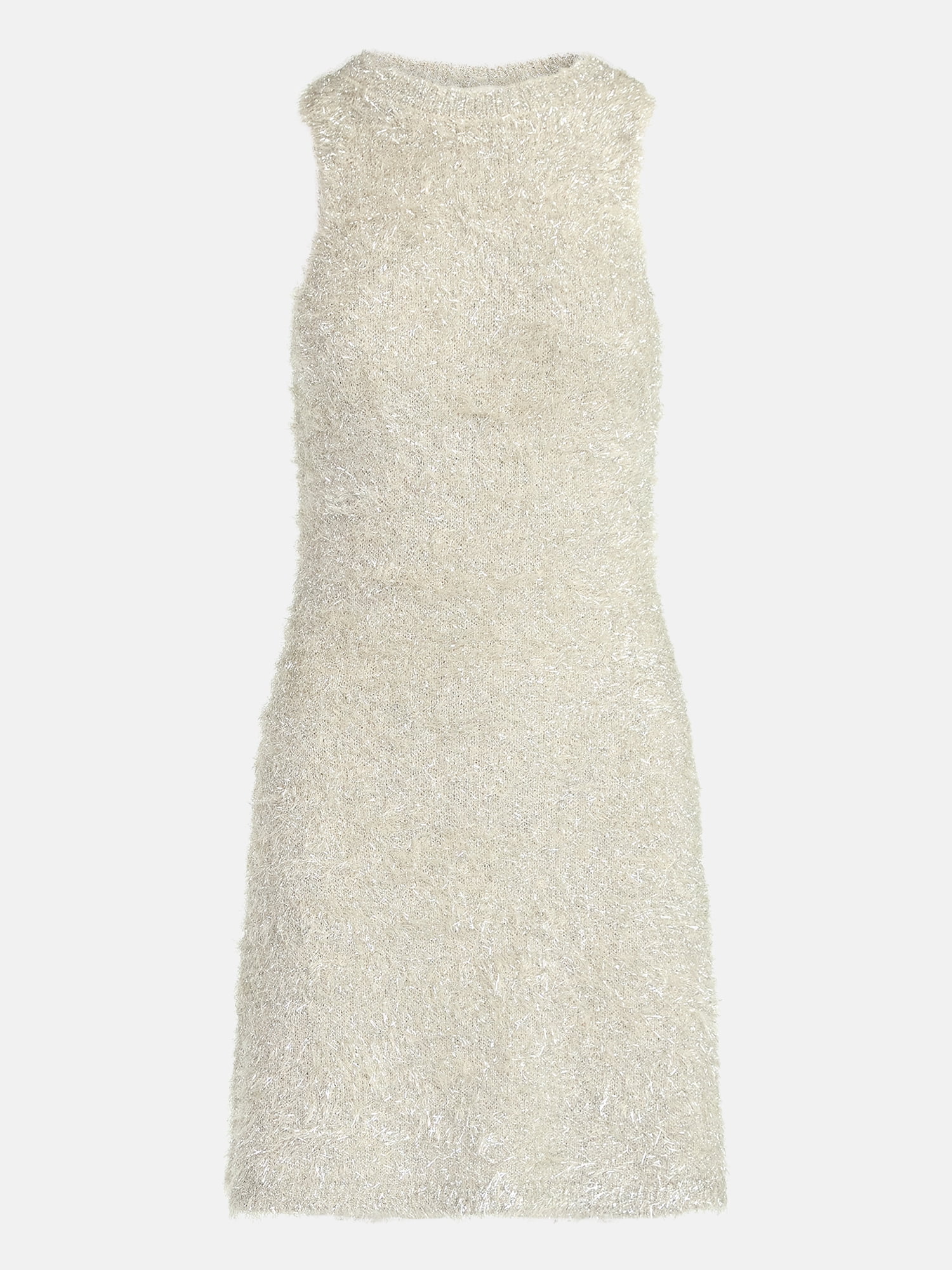 Scoop Women's Tinsel Sweater Mini Dress, Sizes XS-XXL
