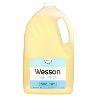 Wesson Pure & Cholesterol Free Soybean Vegetable Oil, 128 fl oz