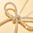 thumbnail image 4 of 12PCS Silver Glitter Bows Metal Christmas Decor For Tree Wreath Gift Decoration Wedding Holiday Party, 4 of 8