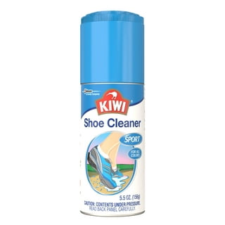 KIWI Shoe Whitener, White, 4.0 oz (1 Bottle with Sponge Applicator), Pack  of 6 