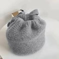 thumbnail image 6 of MEICHEN Cute Thickened Warm Ear Protection Wool Cold Proof Knitted Bomber Hat for Women Winter Thermal Beanie Hat, 6 of 6