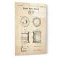 thumbnail image 2 of Epic Art 'Beer Keg Blueprint Patent Parchment,' Acrylic Glass Wall Art, 16"x24", 2 of 3