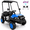 Blue, variant on 4-Seater 24V 4WD Kids Ride On Golf Cart with Remote Control, Soft Start & Stop | Detachable Sunshade Roof, Music, LED Lights,4 Shock Absorbers, Max Load 265 Lbs, Electric Car for Kids 3-8