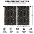 thumbnail image 2 of Blackout Kids Curtains,Black Gold Sun Moon Triangle Dreamcatcher Pattern Childrens Insulated Curtains Set Of 2,Bedroom Essentials,Toddler Room Decor 42x63in(106x160cm), 2 of 5