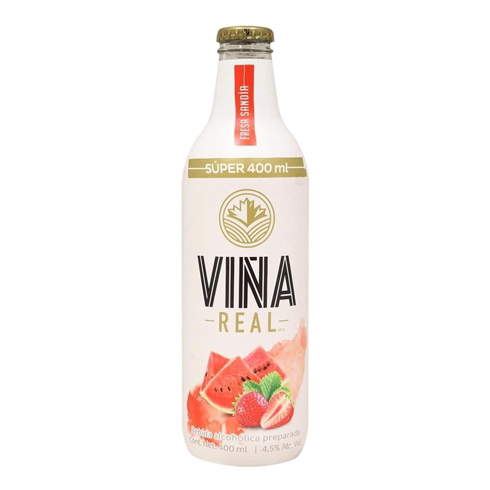 Bebida alcohólica preparada Viña Real Fresa Sandía 400 ml | Bodega ...