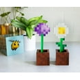 thumbnail image 4 of Minecraft Battery Powered Daisy and Allium Flower Night Lights, (2 Pack), 4 of 7