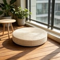 thumbnail image 6 of Kugisaki Tatami Floor Pillow Sitting Cushion Round Padded Room Floor Straw Mat for Outdoor Seat, 6 of 8