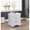 White, variant on Dovetail construction drawers / Bedside organization ease / Refined nightstand look
