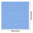 thumbnail image 7 of Unique Bargains Waffle Weave Kitchen Cleaning Absorbent Kitchen Towels Blue 12pk 10" x 10", 7 of 7