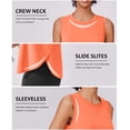 thumbnail image 6 of Pinspark Womens Workout Tops Quick Dry Athletic Tank Top UPF 50+ Sleeveless Running Shirts with Side Slits Lightweight Yoga Top, 6 of 6