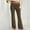 Brown, variant on BUIGTTKLOP Flare Pants for Women Low Waisted High Waisted Leggings Bootcut Wide Leg Bell Bottom Trousers Loungewear