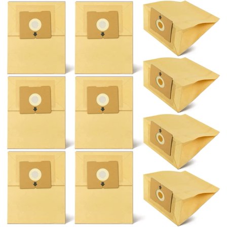 10 Pack Vacuum Bags for Bissell 4122, 2154A, 2154W, 2154, 4122D, 1668, 1668C, 1668W, 1608, 2154C Zing Bagged Canister Vacuum, Part # 2138425, 213-8425