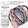 thumbnail image 5 of Vsdgher Insulated Lunch Bag Simple Bento Cooler Bag Lunch Tote Bag , Suitable for picnics, school, work (Dachshund Dog Heart Print ), 5 of 5