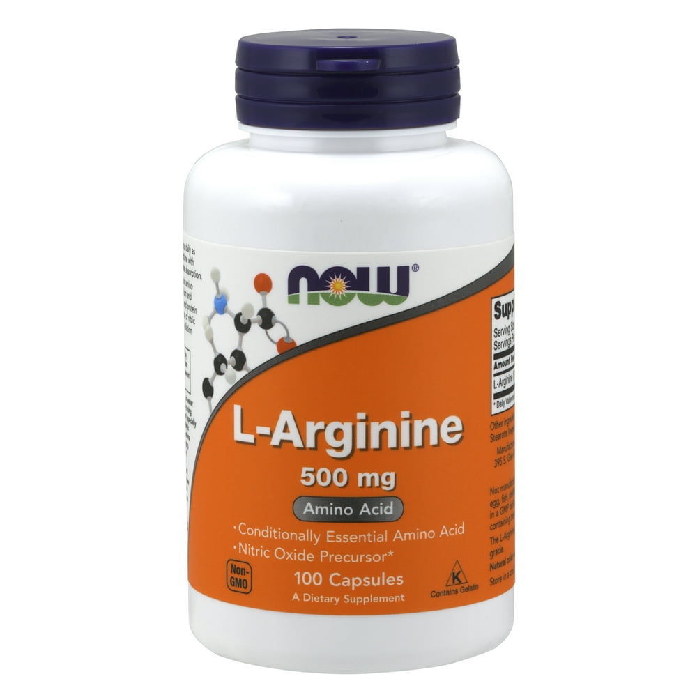 NOW Supplements, LArginine 500 mg, Nitric Oxide Precursor*, Amino Acid